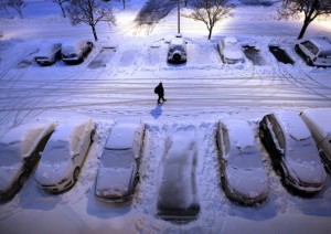 Dockside_Winter parking in the city_Storm_parkinglot