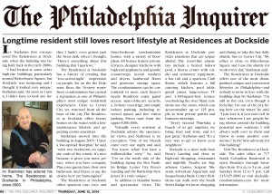 Dockside_Irv Starkman Story_Philadelphia Inquirer_June 2014