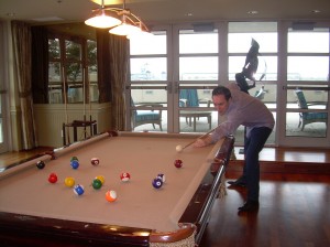 Joe DeCamara_Shooting Pool-Dockside Club Room_Fall 2014_DSCN1121