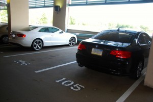 Dockside indoor parking