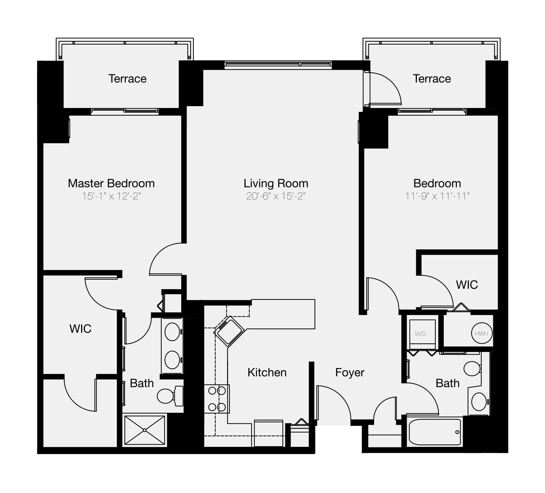 3 Bedroom Condos Floor Plan Luxury Condo Floor Plans FLOOR PLAN OF 