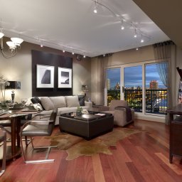 Interior of condo for sale in Center City, Philadelphia