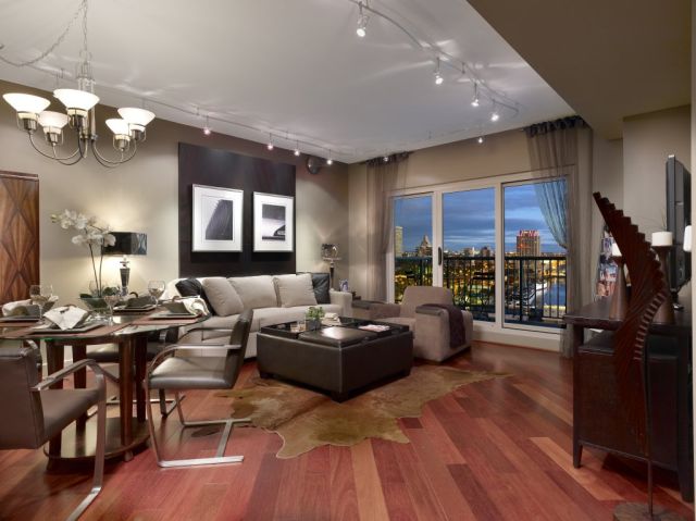 Interior of condo for sale in Center City, Philadelphia