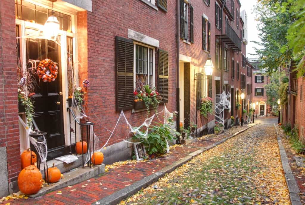 Halloween decorations in Philadelphia