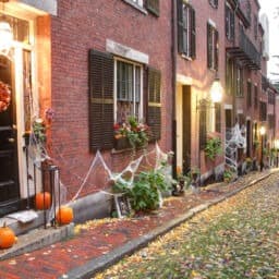 Halloween decorations in Philadelphia