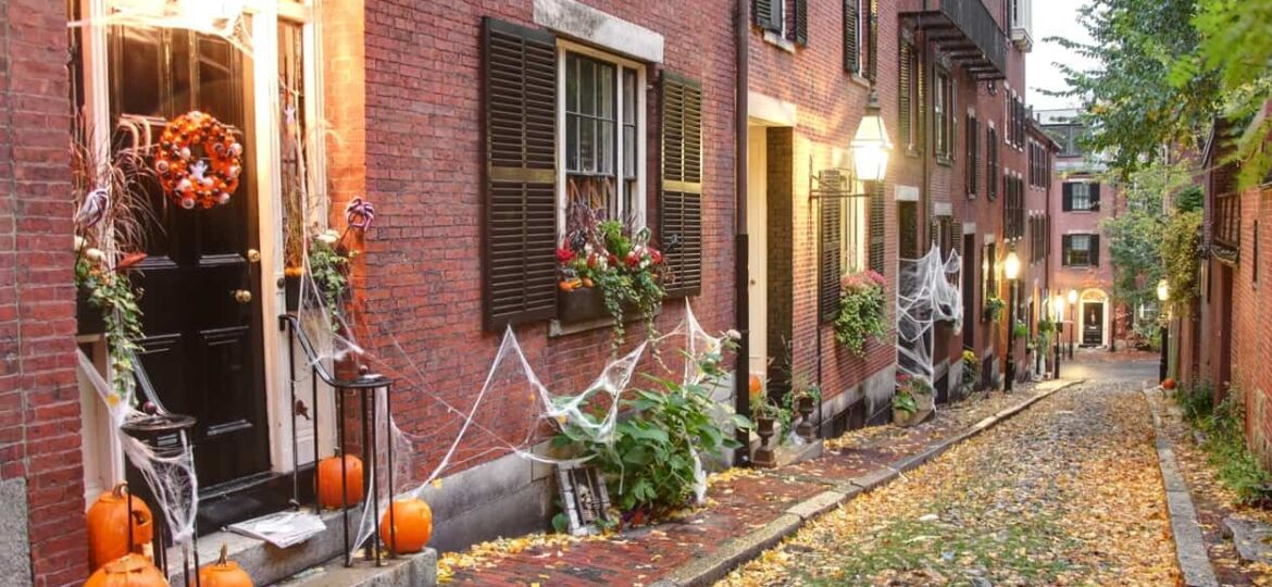 Halloween decorations in Philadelphia