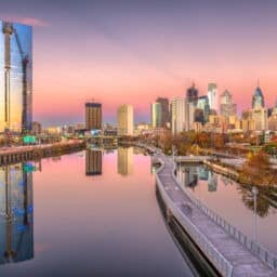 Schuykill River at Sunset