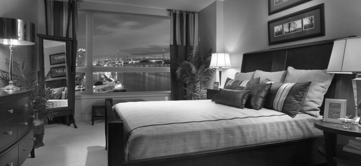 Bedroom at Luxury Condos at Dockside