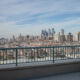 Gorgeous Philadelphia skyline view from private balcony in downtown Philadelphia condominium