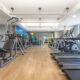 Large fitness center with luxury features in Center City condo for sale