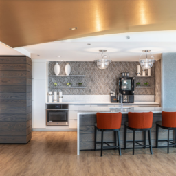 Community Clubroom at The Residences at Dockside