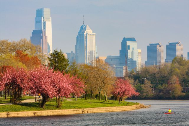 Spring on the Delaware River