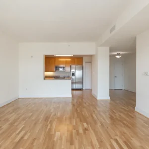 The Residence at Dockside Unit 915 Living Room and Kitchen