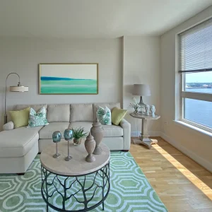 Unit 1012 Living Room with View